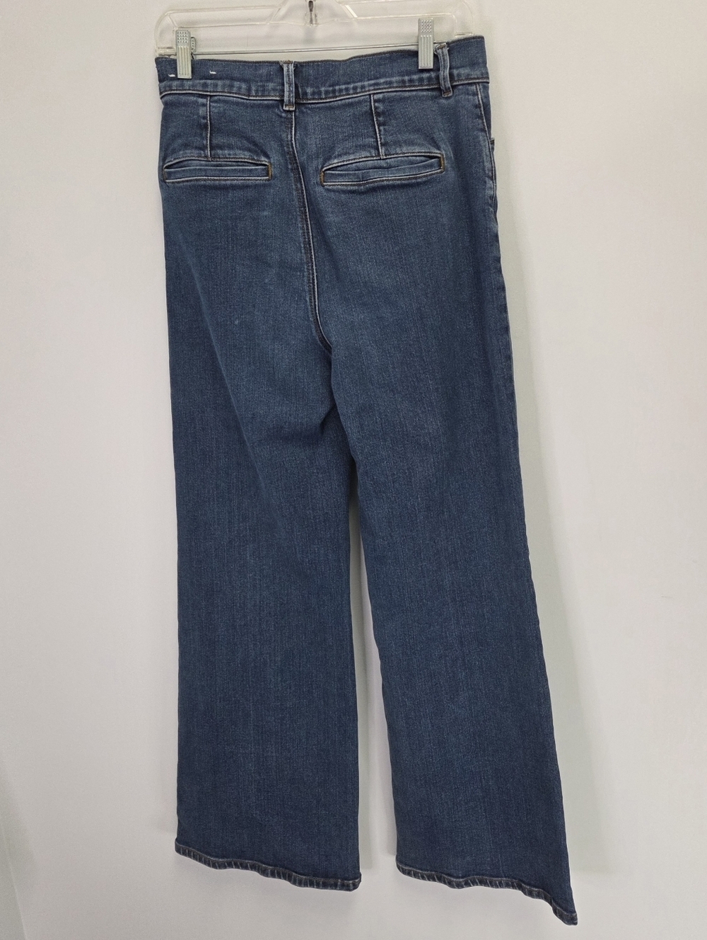 Ann Taylor The Trouser Denim Blue High Rise Jeans Size 4 - Picture 3 of 5